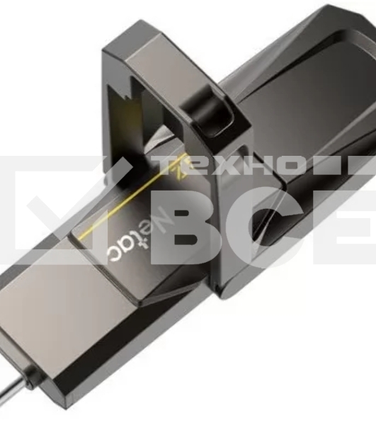 Флеш диск Netac US5 256GB USB3.2+TypeC Solid State Flash Drive, up to 550MB/500MB/s