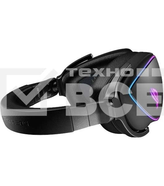 Игровые наушники ASUS ROG Delta S черные (7.1, USB Type-C + A, RGB подсветка, 50 мм, ESS 9281 Pro, микрофон, 90YH02K0-B2UA00)