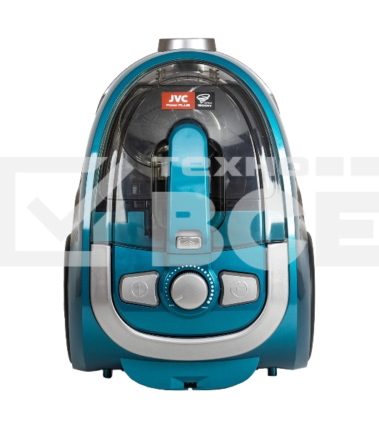 Пылесос JVC JH-VC401 бирюзовый/серый, 320/1800 Вт, уборка сухая, пылесборник контейнер 2,5 л.
