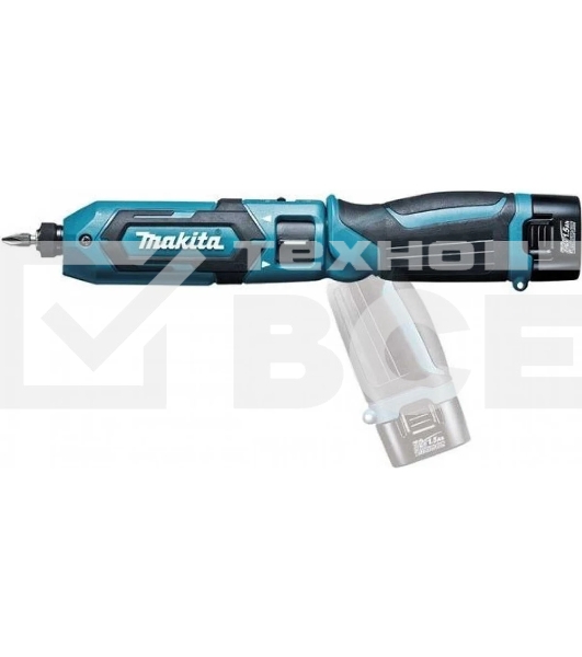 Отвертка MAKITA TD022DSEак уд 7.2В 2х1Ач Li-Ion 2450об/м 25Нм 1/4'' 0.56кг сумка подсветка