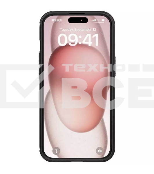 Чехол Super Frosted Shield Pro, черный, (AP IP15)