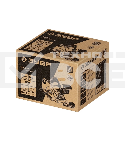 Пила циркулярная Зубр ЗПД-900, 140мм