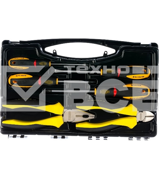 Набор слесарно-монтажного инструмента STAYER 'PROFI' ULTRA (2202-H6): 4 отвертки, плоскогубцы и бокорезы, 6 предмета