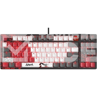 Клавиатура A4Tech Bloody S87 Naraka проводная USB черный/красный
