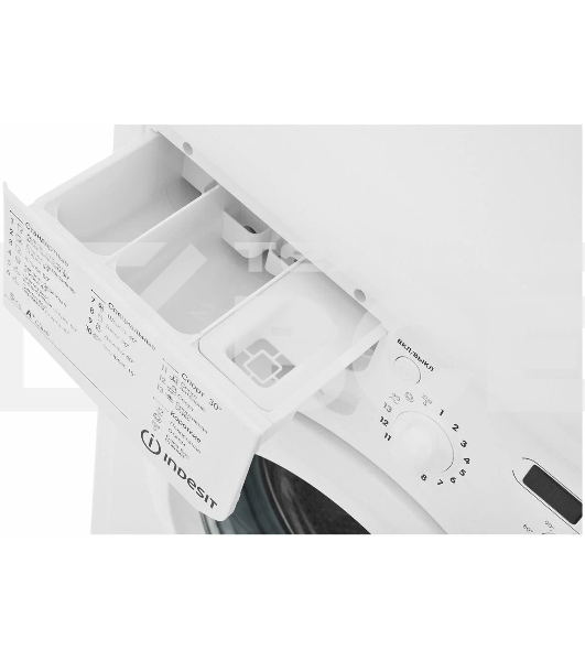 Стиральная машина Indesit IWSD 51051 CIS белый, загрузка фронтальная 5 кг, 1000 об/мин., класс: А