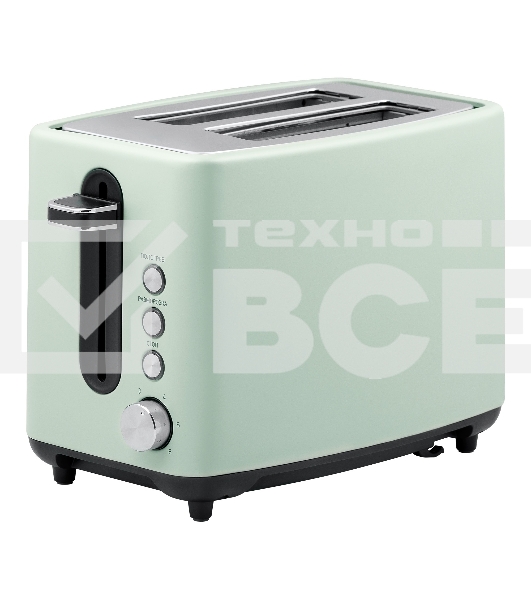 Тостер BBK TR85 серо-зеленый