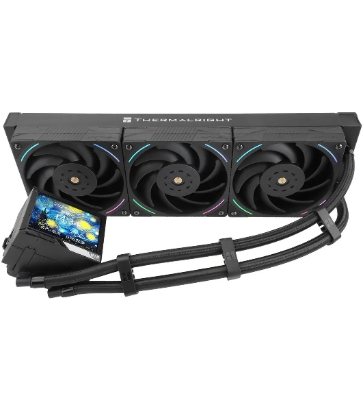 Система жидкостного охлаждения Thermalright Mjolnir Vision 360 ARGB Soc-AM5/AM4/1151/1200/2066/2011/1700 черный 4-pin 27dB Al LCD Ret (M-VISION-360-BL-ARGB)