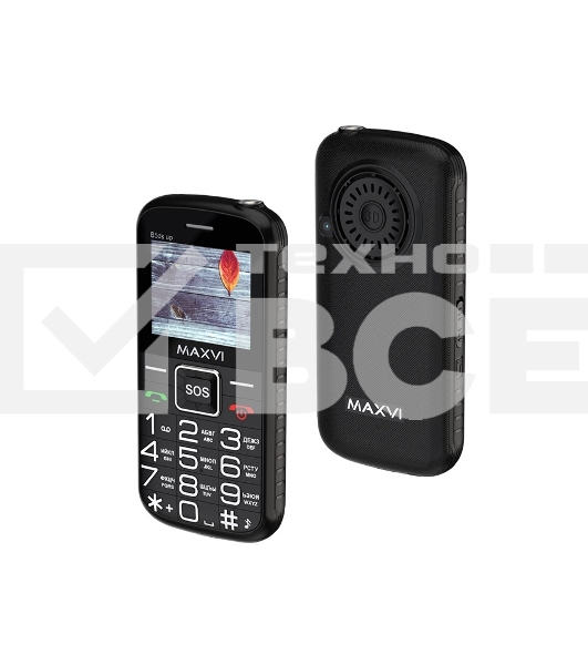 Мобильный телефон Maxvi B5ds up черный