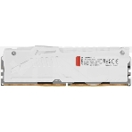 Оперативная память Kingston Fury Beast, DDR5, 16GB (1x16GB), 5600MHz, CL40, радиатор, RGB, белый, фото3