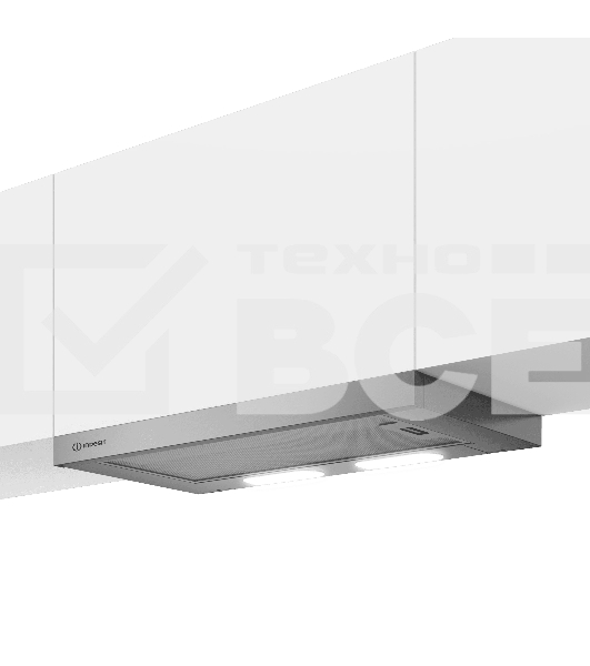 Вытяжка телескопическая Indesit INT 62HR X, 60 см.