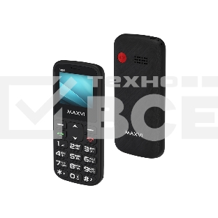 Мобильный телефон Maxvi B100i черный