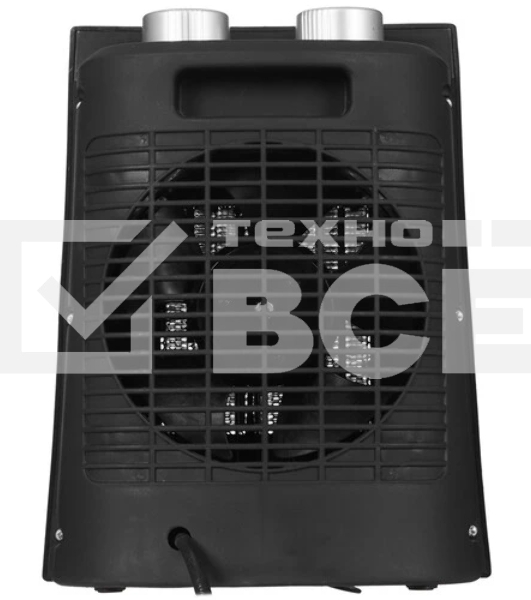 Тепловентилятор Willmark FHC-1820B, черный, 1500 Вт, 15 м2, термостат