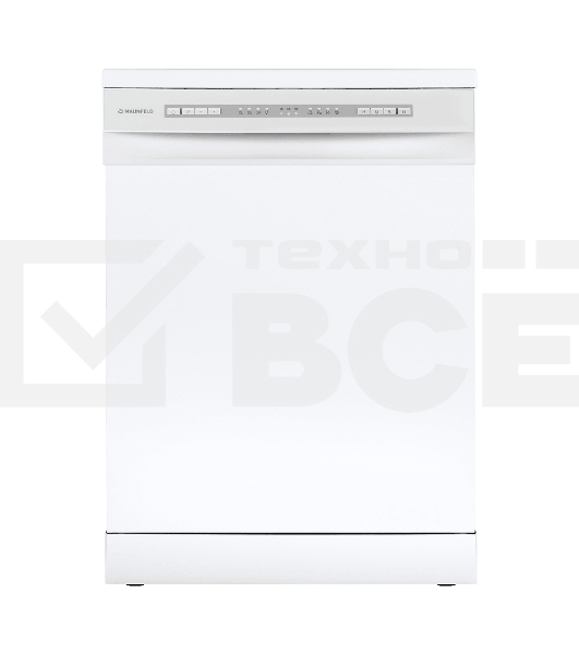 Посудомоечная машина MAUNFELD MWF60120W, белый, 59.5 см, 12 компл., 49 дБ, класс A++