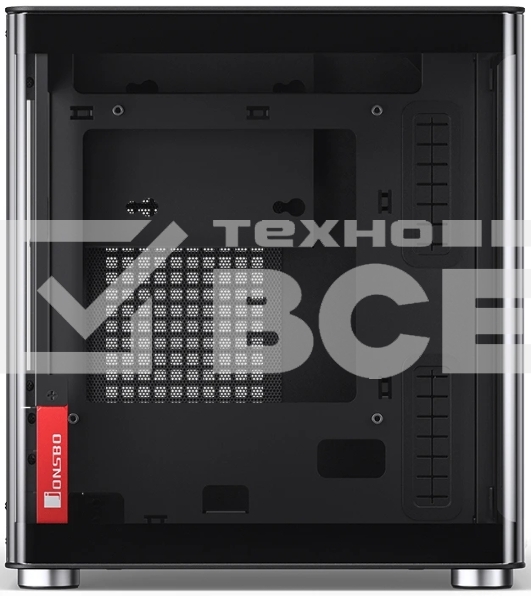 Компьютерный корпус JONSBO TK-0 Black ITX без БП, mini-ITX, micro-ATX, ATX, черный