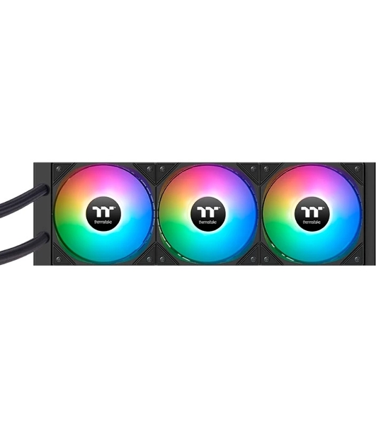 Система жидкостного охлаждения Thermaltake LA360-S ARGB Soc-AM5/AM4/1200/1700/1851 черный 4-pin 38.35dB Al+Cu LCD 360W Ret (CL-W462-PL12SW-A)