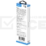 Кабель Maxvi MC-19L black, USB-A - Lightning, 2.4A, LED ток макс. нагрузки 2.4А, макс. напряжение 5V; стандарт USB 2.0; длина кабеля 1.5м, нейлоновая оплетка, металлические корпуса разъемов,LED подсветка, цвет: черный, фото3