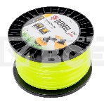 Леска для триммера Denzel квадрат, 2,4мм х 175м, на DIN катушке FLEX CORD, фото 1