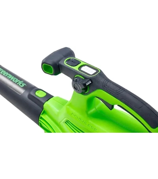 Воздуходув-Садовый Пылесос аккумуляторный GreenWorks GD40BVII, 40V, бесщеточный, без АКБ и ЗУаккумуляторный (2406907)