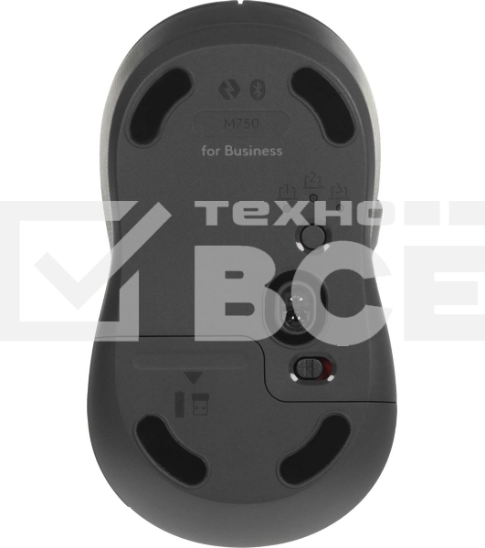 Комплект клавиатура+мышь Logitech MK950 беспроводной, USB, графитовый/чёрный