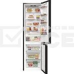 Холодильник Gorenje NRK6202EBXL4 черный матовый двухкамерный 235/96л морозилка снизу, No Frost, фото20