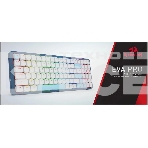 Клавиатура Redragon Eva Pro гибридная, USB Type-A, Bluetooth, радиоканал, белый/синий, фото7