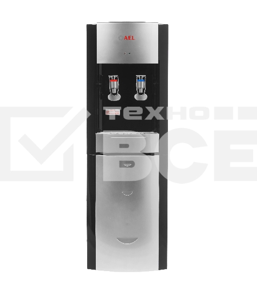 Кулер для воды AEL LD-AEL-28, верхняя загрузка, нагрев 90 °С, охлаждение 15 °С, черный/серебристый