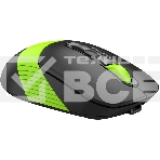 Мышь беспроводная A4Tech Fstyler FG10CS Air черный/зеленый, 2000 dpi, радиоканал, USB, кнопки - 4, фото9