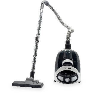 Пылесос Hyundai HYV-C1995 белый/черный, 250/1800 Вт, уборка сухая, пылесборник контейнер 1.5 л