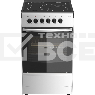 Плита электрическая Darina 1B EC 341 606 silver серебристый/черный, конфорок 4 шт, духовка 50 л, 50 см x 85 см x 56 см