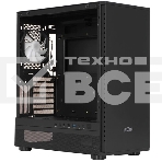 Компьютерный корпус  PCCooler IE200 BK, Tempered Glass Full Tower, черный, TG, SPCC, 1x120mm ARGB E-ATX, ATX, mATX, mITX 180/380/220mm 4x2.5