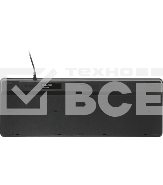 Клавиатура A4Tech Fstyler FK25 проводная, USB, черный/серый