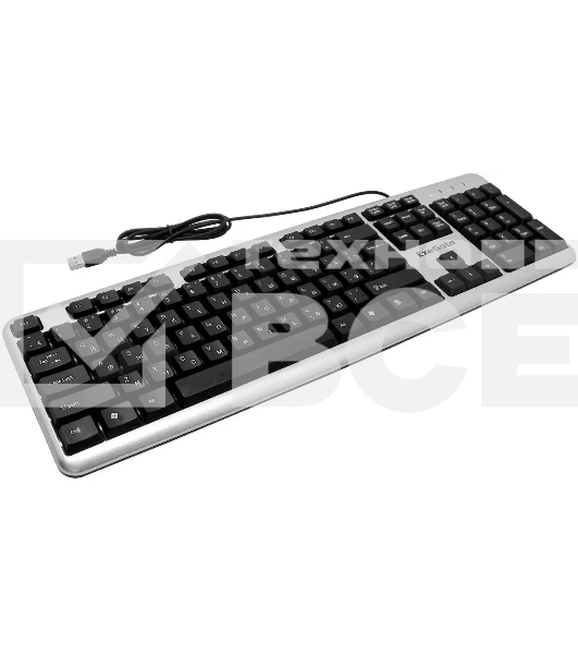 Клавиатура ExeGate LY-401 (EX264086RUS) проводная, USB, серебристый