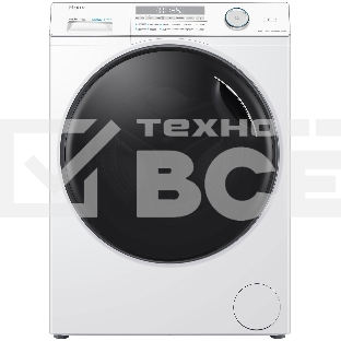 Стиральная машина Haier HWD80-BP14959B белый, загрузка фронтальная 8 кг, 5 кг - сушка, 1400 об/мин, класс: A