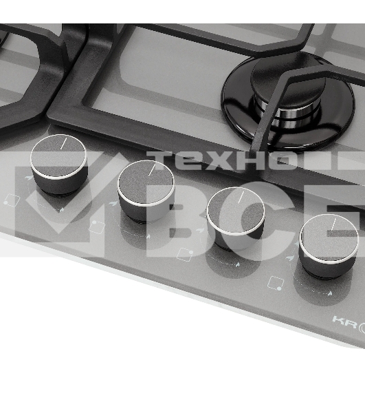 Газовая варочная панель Krona MYSTERIUM gh 60 GR серый