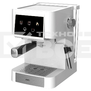 Кофеварка рожковая JVC JK-CF40 белый, исп. кофе - молотый, 1.5 л, 950 Вт, 20 Бар