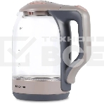 Чайник электрический Blackton Bt KT1727G 1500 Вт, 1.8 л, бежевый/серый, фото2
