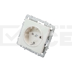 Розетка 1-местная IEK BRITE 16А РС11-1-0-БрЖ с заземлением, без защитных шторок, 16А, жемчуг, фото3