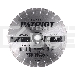 Диск PATRIOT EXPERT алмазный сегментный 350х25,4/20 Бетон/Асфальт, фото 1
