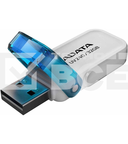 Флеш диск 32GB ADATA UV240, USB 2.0, Белый