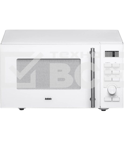 Микроволновая печь BBK 23MWS-951T/W белый, 23 л, 900 Вт, переключатели - кнопки/поворотный механизм