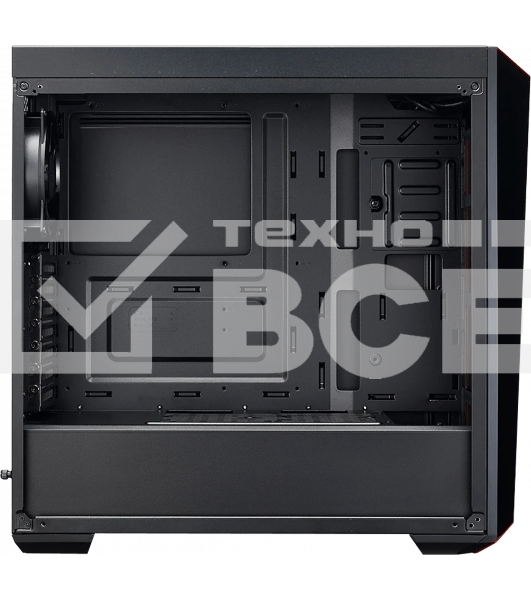 Корпус без блока питания Cooler Master MasterBox 5 Lite RGB, USB 3.0 x 2, 1xFan, 3x120mm ARGB Fan, Black, Splitter cable + Controller, ATX, w/o PSU