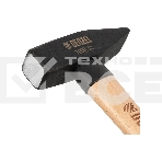 Молоток слесарный Denzel 1000 г, кованый квадратный боек, буковая рукоятка, фото6