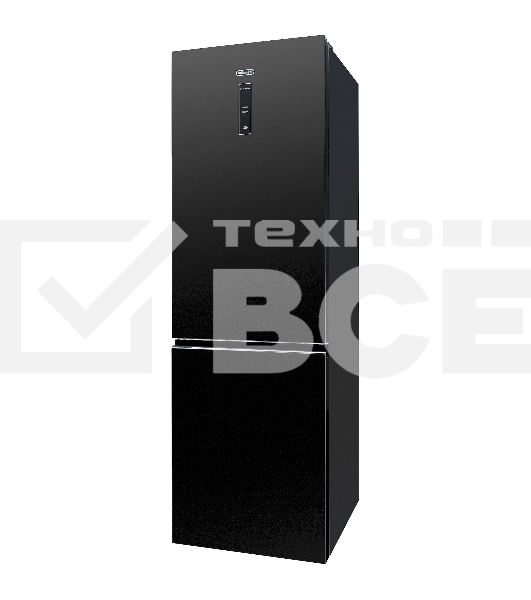 Холодильник DeLonghi DCS 19NFI NB DAMIANO черный двухкамерный 230/100л морозилка снизу, No Frost