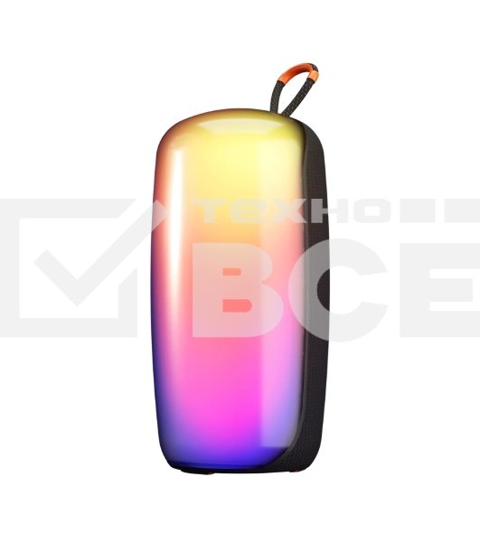 Колонка портативная Ural Молния Огонь черный/оранжевый 35W 1.1 BT/3.5Jack/USB-C 10м 2200mAh (без.бат)