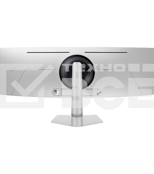 Монитор 49' Samsung Odyssey OLED G9 S49DG934SUXEN OLED 5120x1440, 240 Гц, 0.03 мс, 32:9, 250 кд/м², 2xHDMI 2.1, DP 1.4, 2xUSB-C, 3.5 Jack, HDR10+, FreeSync Premium Pro, изогнутый экран (1800R), серебристый
