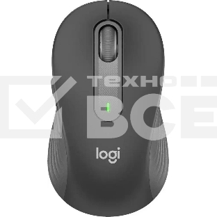 Мышь Logitech M650 L черный оптическая 4000dpi беспров. BT/Radio USB (910-006350)