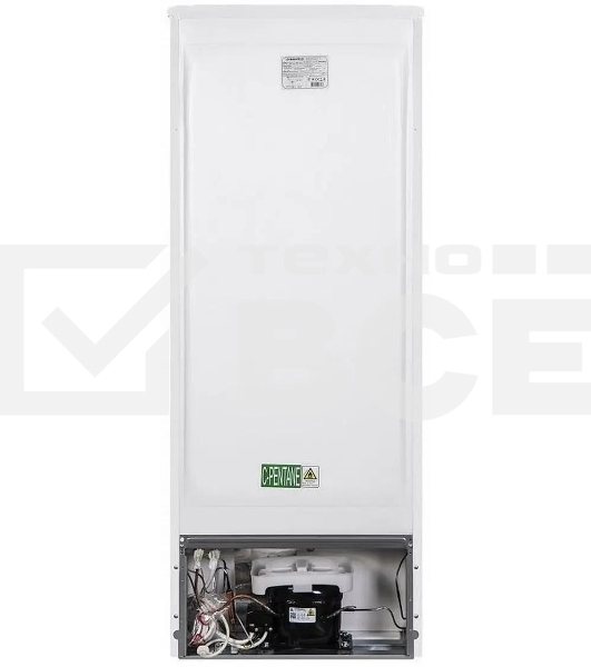 Холодильник Maunfeld MFF143W белый двухкамерный 170/41л морозилка снизу