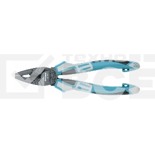 Плоскогубцы Gross 16973 комбинированные, 180 мм, трехкомпонентные рукоятки