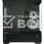 Компьютерный корпус ZALMAN CHRONIX V2, ATX, BLACK, WINDOW, 1xCombo (3.5’’ or 2.5’’), 1x3.5’’HDD, 2x2.5’’SSD, 1xUSB2.0, 1xUSB3.0, 1xUSB Type-C, SIDE 2x120мм ARGB, REAR 1x120мм ARGB, фото3