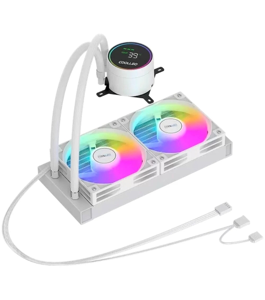 Система жидкостного охлаждения Coolleo ICE Fairy DIG 240 LITE WH (DIG-240-LITE-WH)